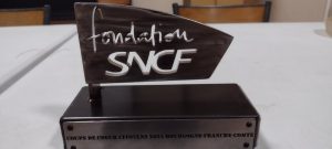 Le trophée de la fondation SNCF pour le coup de cœur citoyen