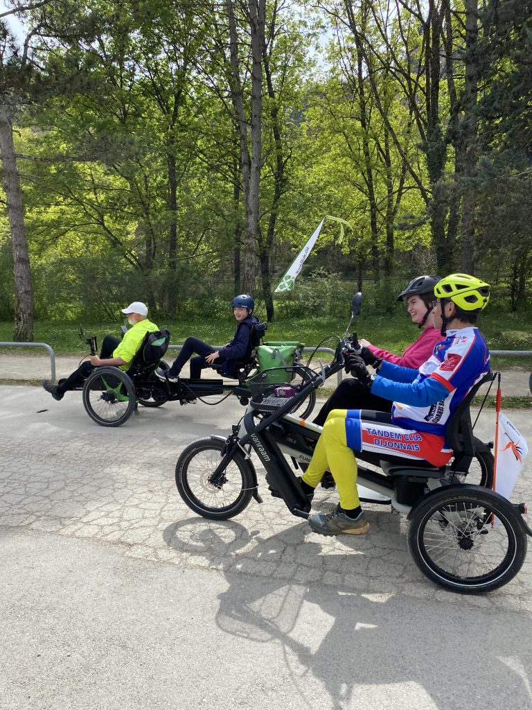 Le fun to go et le tandem couch essayé par les les jeunes et les encadrants 