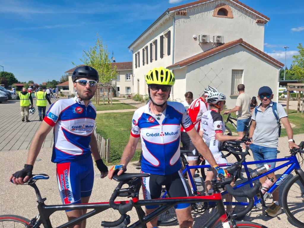Gilles et Sebastián fiers sur leur tandem de compétition