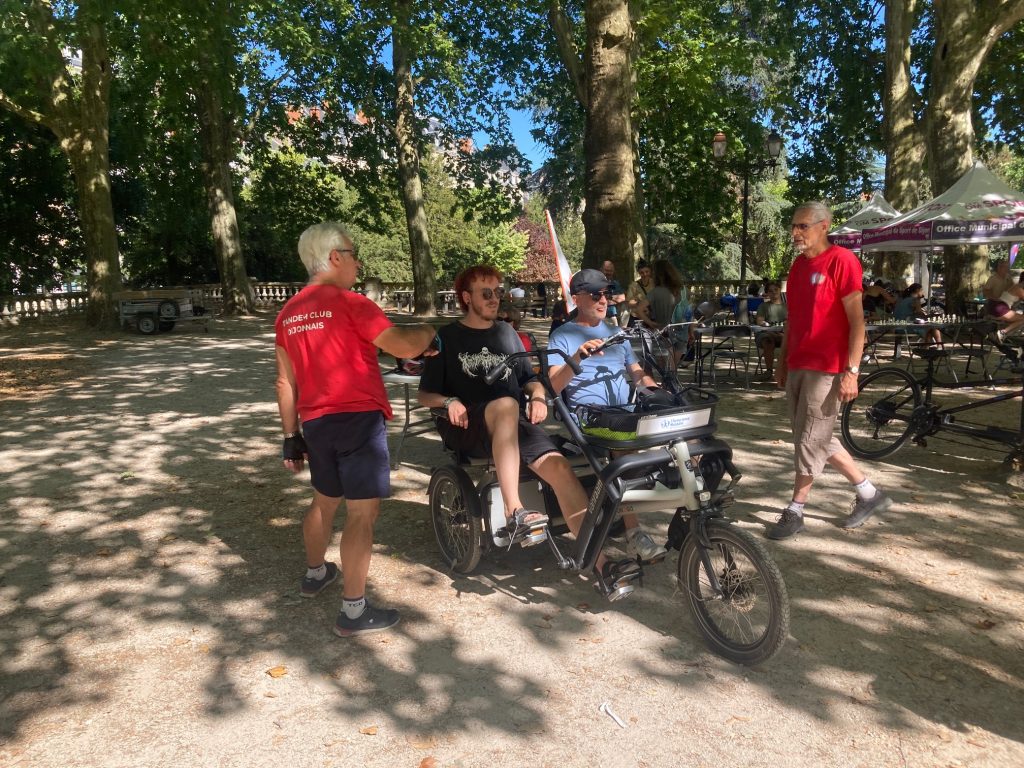Des visiteurs sur le fun to go